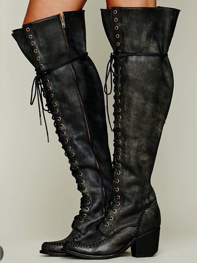 Jeffrey Campbell Free People James Boots Sz 10 Or 41 Like New